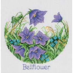 Kreuzstichset „Florale Zärtlichkeit. Glockenblumen“ KL8-533