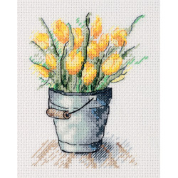 Cross stitch kit KLART "Bouquet of tulips" KL8-530