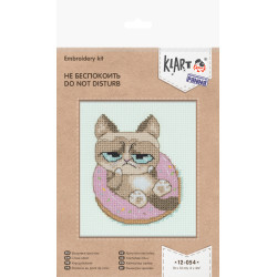 Cross stitch kit KLART "Do not disturb" KL12-054