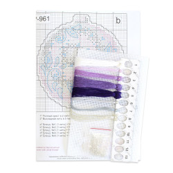 Cross stitch kit "New Year's ball "Amethyst radiance" SR-961