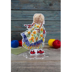 Cross stitch kit "Girl in red shoes" SR-924