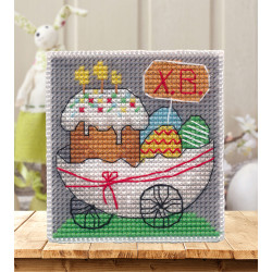 Cross stitch kit "Magnet. Happy easter" S1599