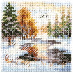 Cross stitch kit "Winter came. In the forest" S0-236