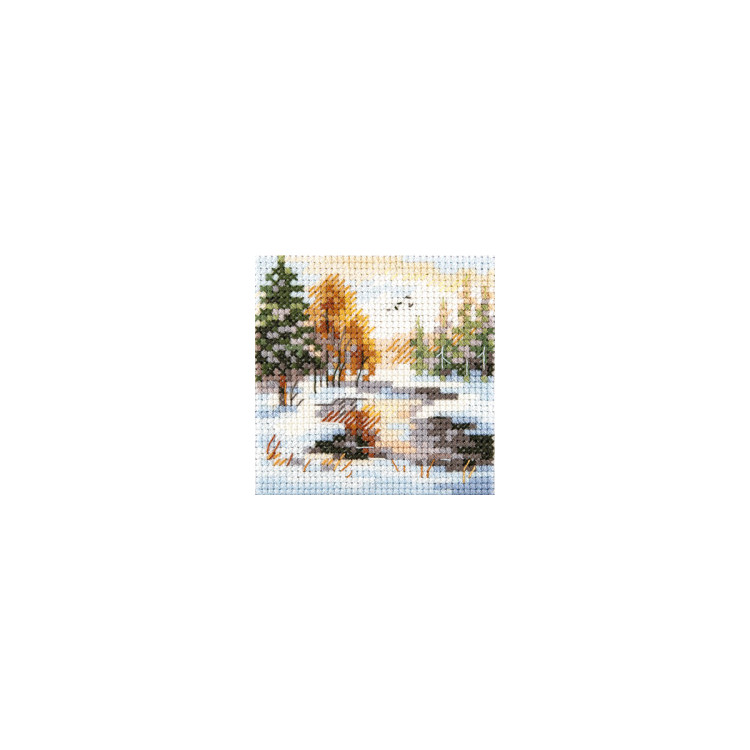 Cross stitch kit "Winter came. In the forest" S0-236