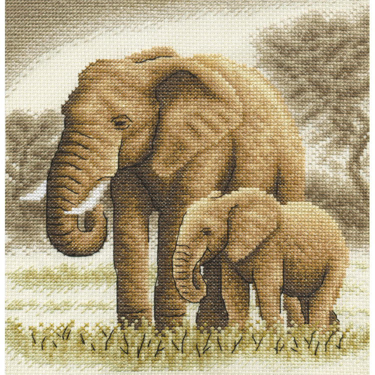Kreuzstichset „Elefanten“ PJ-0564