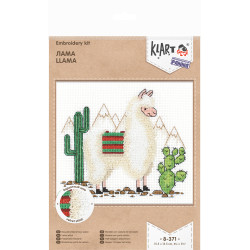Cross stitch kit KLART "Lama" KL8-371
