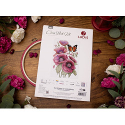 Cross Stitch Kit The Scent of Anemones 20x30 cm SB7037