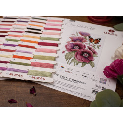 Cross Stitch Kit The Scent of Anemones 20x30 cm SB7037