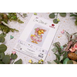 Cross Stitch Kit The Flirty Duckling 12x18 cm SB1415