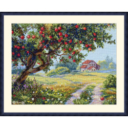 Cross stitch kit The Old Apple Tree 29,5x38,5 cm SK255