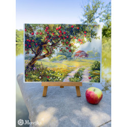 Cross stitch kit The Old Apple Tree 29,5x38,5 cm SK255