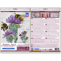 Cross-stitch kit Hunting for nectar 27x36 cm AAH-188