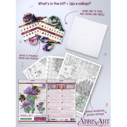 Cross-stitch kit Hunting for nectar 27x36 cm AAH-188