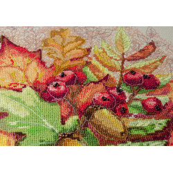 Cross-stitch kit Autumn moment 31x32.5 cm AAH-185