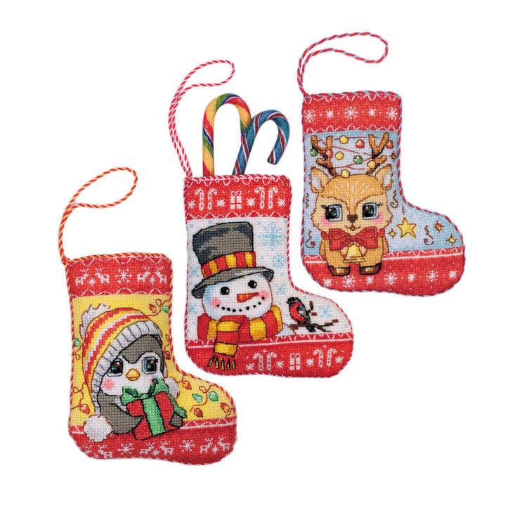 Cross stitch kit Christmas Stockings 11x15 SR2239AC