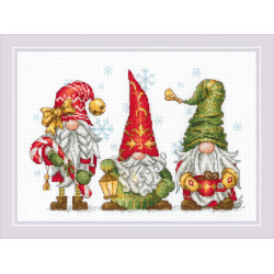 Cross stitch kit Jolly Gnomes 30x21 SR2234