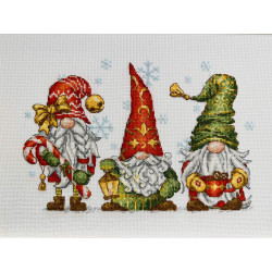 Cross stitch kit Jolly Gnomes 30x21 SR2234