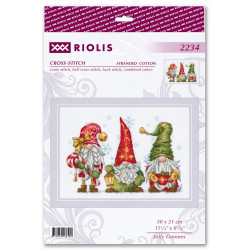 Cross stitch kit Jolly Gnomes 30x21 SR2234