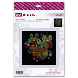 Cross stitch kit Holiday Ornaments 25x25 SR2226