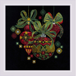 Cross stitch kit Holiday Ornaments 25x25 SR2226