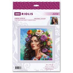 Cross stitch kit Floral Muse 30x30 SR2254