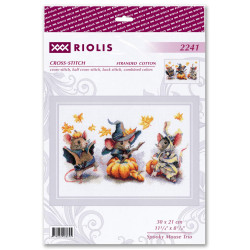 Cross stitch kit Spooky Mouse Trio 30x21 SR2241