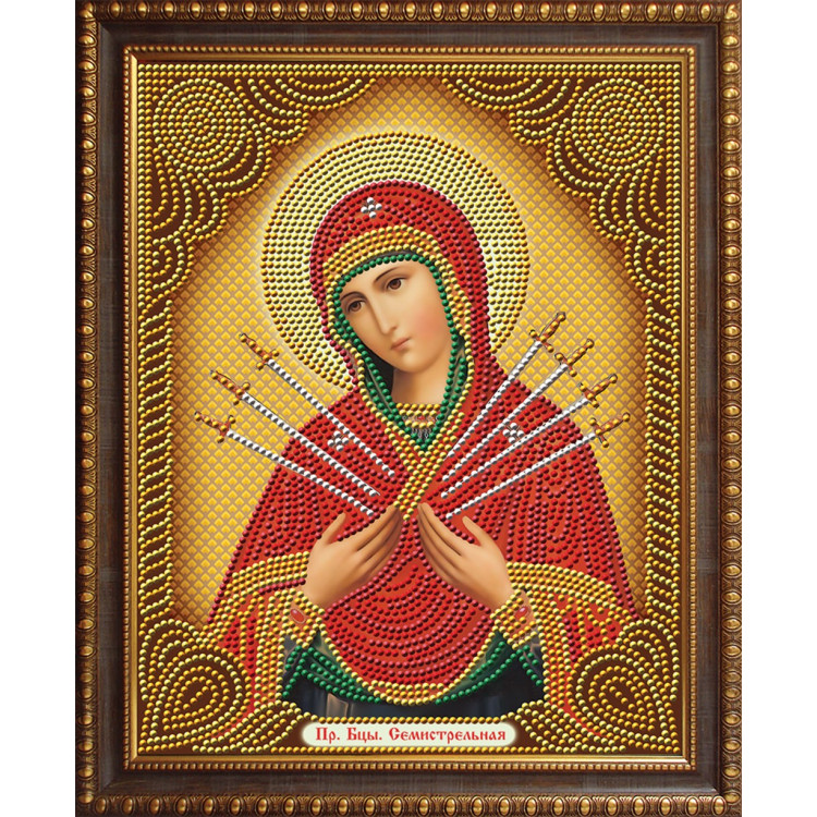 Deimantinio tapybos rinkinys „Piktograma septynios strėlės“ 22*28 cm AZ-5011