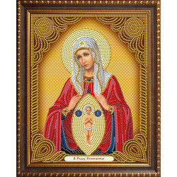 Набор для алмазной живописи Икона Божией Матери "Помощь в родах" 22х28 см AZ-5054