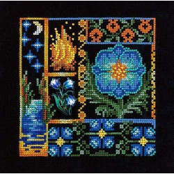 Kreuzstichset „Mini Sampler. Farnblume“ SNV-942