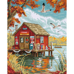 Cross stitch kit Early Autumn 21x26cm SLETIL8220