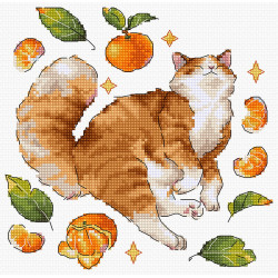 Cross stitch kit Ginger 15x15cm SLETIL8804