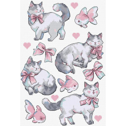 Cross stitch kit Pink Dreams 17x24cm SLETIL8801