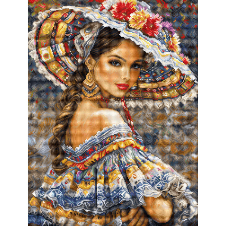 Cross Stitch Kit "The Mexican Fest" 19x25cm SG706