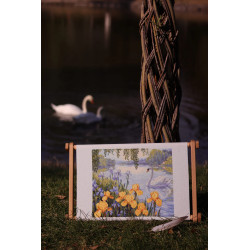 Cross stitch kit "Enchanted Pond" 28x34 SK263