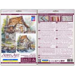 Cross-stitch kits - Symphony of water (Deco Scenes) 22x22 cm AAH-237