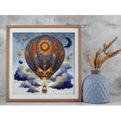 Main Bead Embroidery Kit - Air adventures (Deco Scenes) 28x28 cm AAB-923