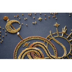 Main Bead Embroidery Kit Golden talisman (Deco Scenes) 20x25 cm AAB-921