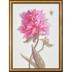 Cross stitch kit - Aine collection "Peonies. Grace" 21x30 cm SRA1008