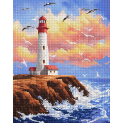 Diamond Painting with subframe Lighthouse 30x40 cm VA817