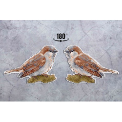 Cross stitch kit "Sweet little sparrow" SR-947