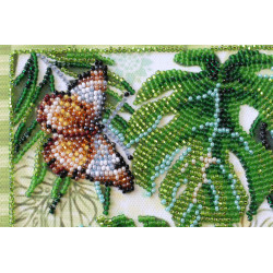 Mid-sized bead embroidery kit - Monsters (Flowers) 20x20 cm AAMB-028