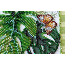 Mid-sized bead embroidery kit - Monsters (Flowers) 20x20 cm AAMB-028