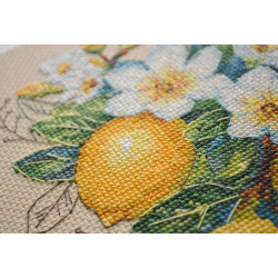 Cross-stitch kits Lemon mood (Deco Scenes) 14x21 cm AAH-246