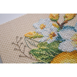 Cross-stitch kits Lemon mood (Deco Scenes) 14x21 cm AAH-246