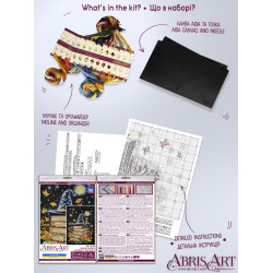 Cross-stitch kits Magic pages (Deco Scenes) 18x26 cm AAH-240