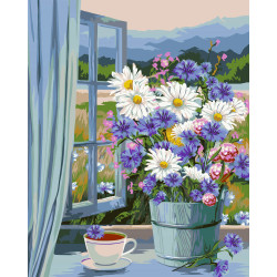 Malen-nach-Zahlen-Set Altai Bouquet 40x50 cm B096