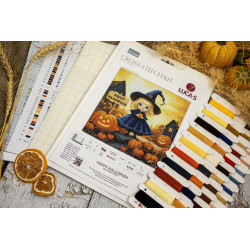 Cross Stitch Kit Happy Halloween 22x22cm SBU5069