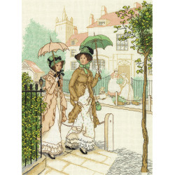 Cross stitch kit PANNA "Ladies on a walk" PVH-7147