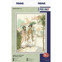 Cross stitch kit PANNA "Ladies on a walk" PVH-7147