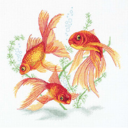 Cross stitch kit PANNA "Goldfish" PR-7141